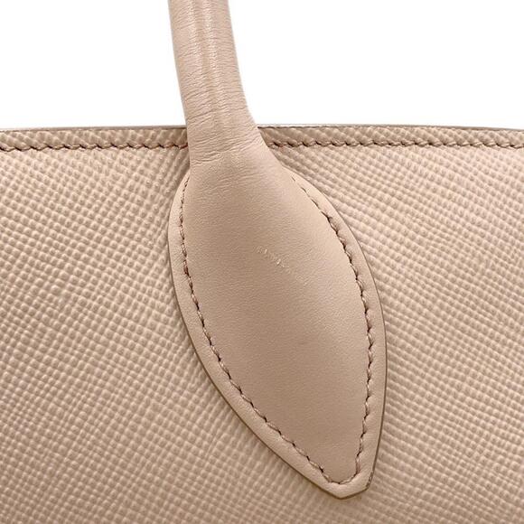 PRADA Beige Leather Tote Bag - Picture 13 of 16